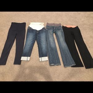 Xs maternity jeans and pants- bundle